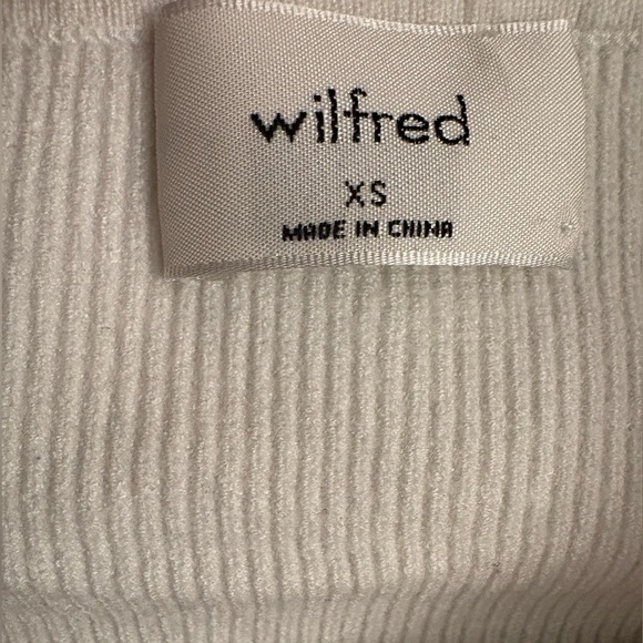 Aritzia Wilfred Nola off-shoulder knit shirt size XS - Picture 5 of 5